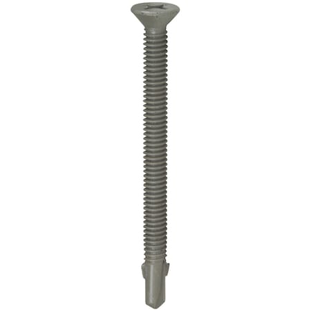 Teks Self-Drilling Screw, #12 x 2-3/4 in, Zinc Plated Steel Flat Head Phillips Drive, 40 PK 21384